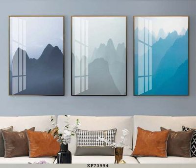 File gốc File tranh hiện đại pha lê gương KF73994 (trang trí) cho phòng khách