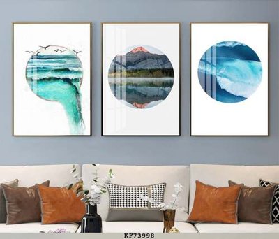 File in ấn cao cấp File tranh hiện đại pha lê gương KF73998 (file gốc)