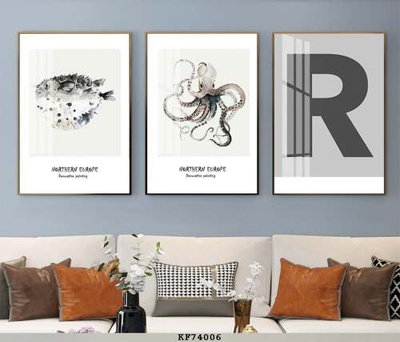 File gốc File tranh hiện đại pha lê gương KF74006 (AI/EPS) cho in ấn