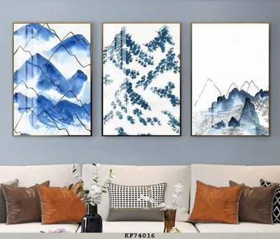 File in mica File tranh hiện đại pha lê gương KF74016 (bản gốc) sắc sảo