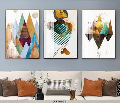 File gốc File tranh hiện đại pha lê gương KF74035 (cho in ấn) độc quyền