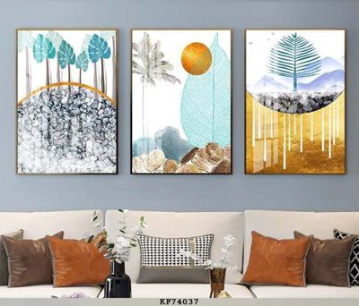 File in mica File tranh hiện đại pha lê gương KF74037 (bản gốc) sắc sảo