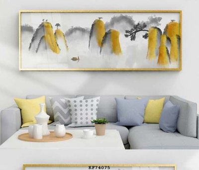 File tranh File tranh hiện đại pha lê gương KF74075 (bản gốc) in lụa 5D