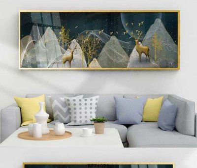 File tranh File tranh hiện đại pha lê gương KF74079 (bản gốc) treo tường