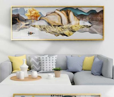 File tranh in tráng gương File tranh hiện đại pha lê gương KF74091 (siêu nét)