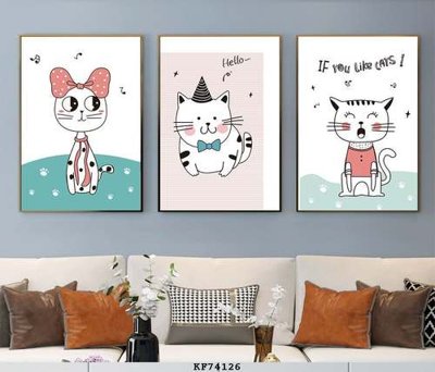 File ảnh File tranh hiện đại pha lê gương KF74126 (gốc) in decal dán tường