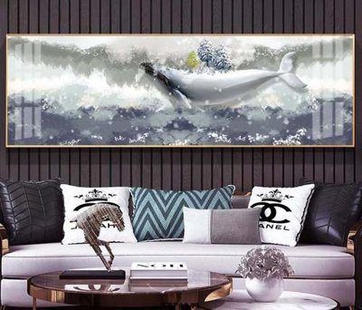 File PSD File tranh hiện đại pha lê gương KF74141 (gốc) nhiều lớp (multi-layer)