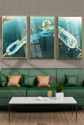 Tải file gốc File tranh hiện đại pha lê gương KF74192 (in khổ lớn) không vỡ