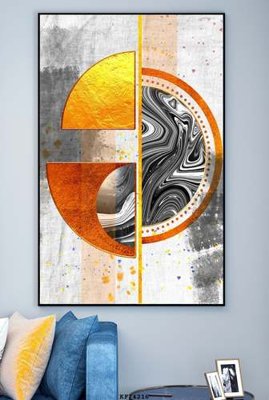 File tranh File tranh hiện đại pha lê gương KF74216 (gốc) chủ đề thiên nhiên