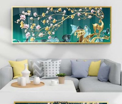 Ảnh gốc File tranh hiện đại pha lê gương KF74220 (độ nét cao) in mica