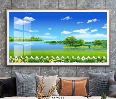 Tải file File tranh hiện đại pha lê gương KF74252 (PSD) cho in tranh 3D