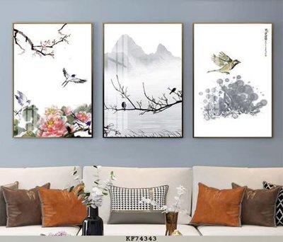 File ảnh File tranh hiện đại pha lê gương KF74343 (gốc) in Hiflex