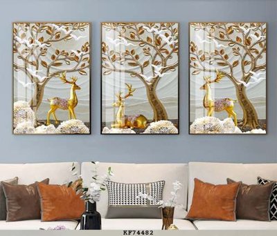 File tranh File tranh hiện đại pha lê gương KF74482 (gốc) chủ đề tĩnh vật