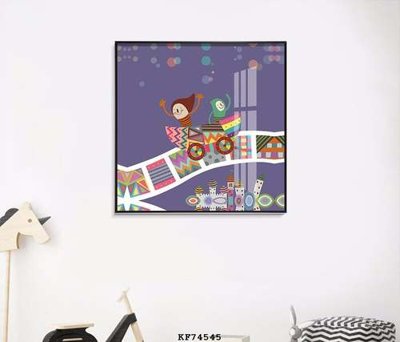 File in lụa File tranh hiện đại pha lê gương KF74545 (tân cổ điển) File tranh hiện đại pha lê gương KF74545