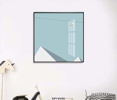 File tranh gốc File tranh hiện đại pha lê gương KF74552 (bản đẹp) độc quyền