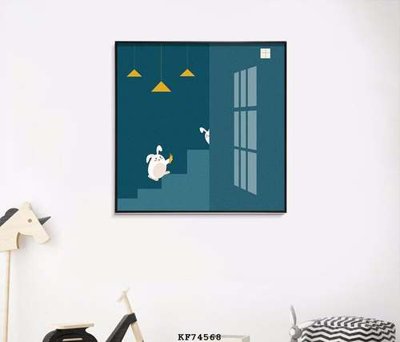 Ảnh gốc File tranh hiện đại pha lê gương KF74568 (siêu chi tiết) để in ấn