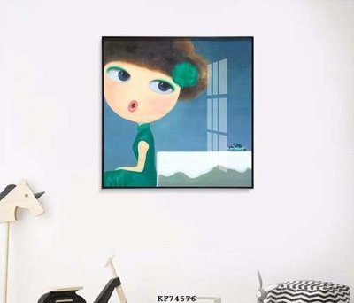 File tranh File tranh hiện đại pha lê gương KF74576 (gốc) chủ đề trừu tượng