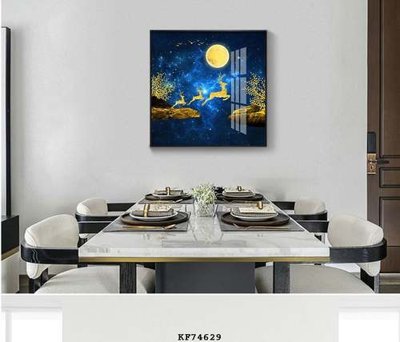 Download file gốc File tranh hiện đại pha lê gương KF74629 (in mica) trang trí