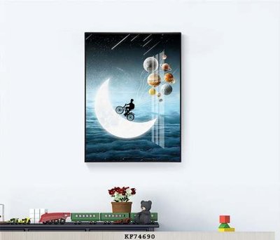 File gốc File tranh hiện đại pha lê gương KF74690 (cho in ấn) độc quyền