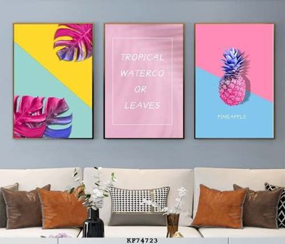 Hình ảnh file gốc in lụa File tranh hiện đại pha lê gương KF74723