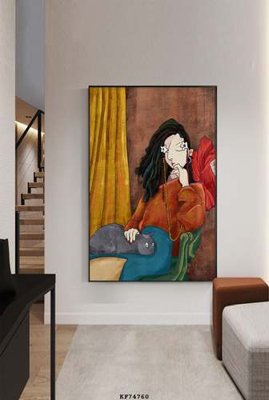 Download file File tranh hiện đại pha lê gương KF74760 (gốc) in mica cao cấp