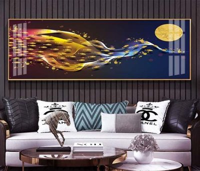 File in ấn File tranh hiện đại pha lê gương KF74791 (bản gốc) chất lượng cao