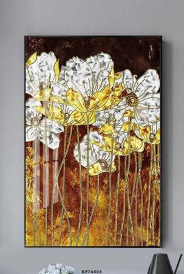 Download file gốc File tranh hiện đại pha lê gương KF74808 (in lụa) cao cấp