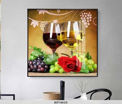 Download file gốc File tranh hiện đại pha lê gương KF74825 (in mica) 3D