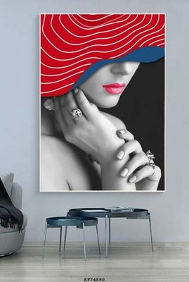 File gốc File tranh hiện đại pha lê gương KF74890 (chuẩn màu) cho in offset