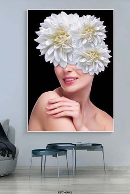 File tranh File tranh hiện đại pha lê gương KF74902 (gốc) chủ đề động vật