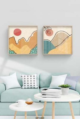 File gốc File tranh hiện đại pha lê gương KF74909 (phong cách) châu Âu