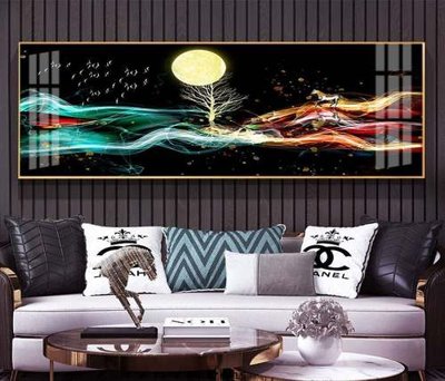 Download file File tranh hiện đại pha lê gương KF74915 (gốc) cho xưởng in