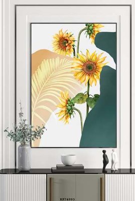 File gốc File tranh hiện đại pha lê gương KF74993 (in lụa) tranh mã đáo