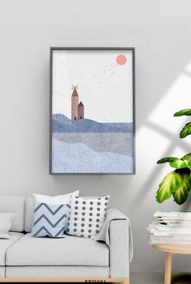 File in trần File tranh hiện đại pha lê gương KF75043 (bản gốc) bầu trời