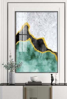 Ảnh mô tả file gốc in mica File tranh hiện đại pha lê gương KF75056