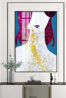 File PSD File tranh hiện đại pha lê gương KF75062 (bản gốc) cho nhà in