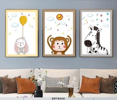 File gốc in mica File tranh hiện đại pha lê gương KF75068 chất lượng