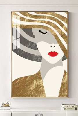 File tranh trang trí File tranh hiện đại pha lê gương KF75073 (file gốc)