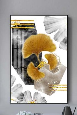 File tranh File tranh hiện đại pha lê gương KF75089 (gốc) chủ đề thiên nhiên