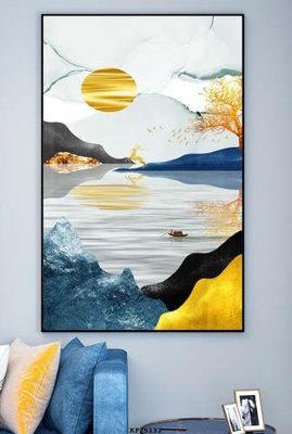 File tranh File tranh hiện đại pha lê gương KF75132 (file gốc) chuẩn màu in