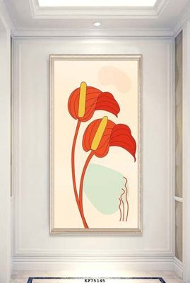 Hình ảnh file gốc File tranh hiện đại pha lê gương KF75145 cho in UV