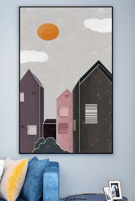 File gốc File tranh hiện đại pha lê gương KF75164 (in mica) làm bảng hiệu