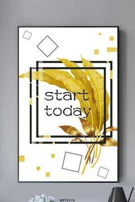 File tranh File tranh hiện đại pha lê gương KF75178 (gốc) in vải canvas