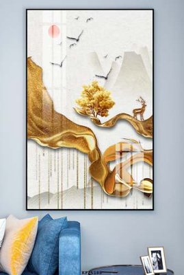 File gốc File tranh hiện đại pha lê gương KF75188 (in tráng gương) ốp tường