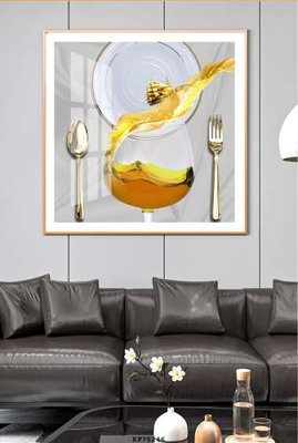 File in trần File tranh hiện đại pha lê gương KF75246 (bản gốc) trời sao