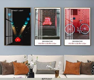 File tranh gốc File tranh hiện đại pha lê gương KF75347 (bản quyền) độc đáo