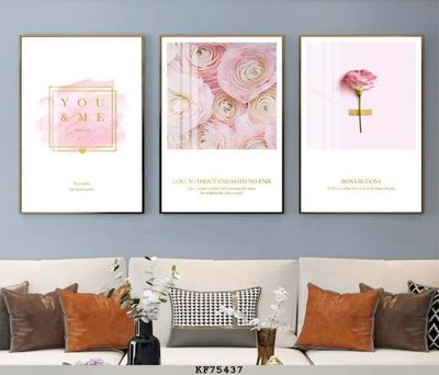 Hình ảnh file gốc in lụa File tranh hiện đại pha lê gương KF75437