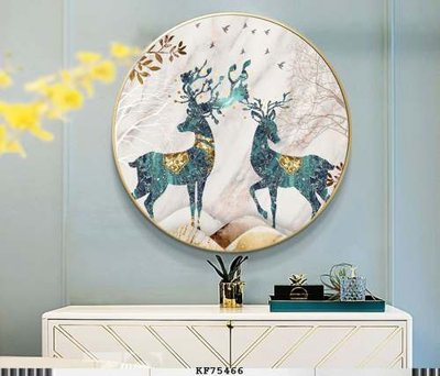 File in lụa File tranh hiện đại pha lê gương KF75466 (phong cảnh) File tranh hiện đại pha lê gương KF75466