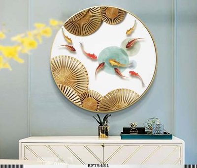 Ảnh gốc file in lụa File tranh hiện đại pha lê gương KF75481 chi tiết