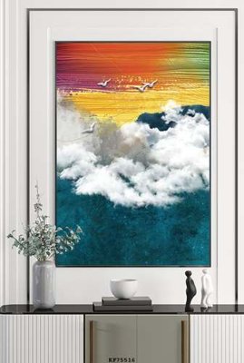 File ảnh File tranh hiện đại pha lê gương KF75516 (gốc) in biển hiệu